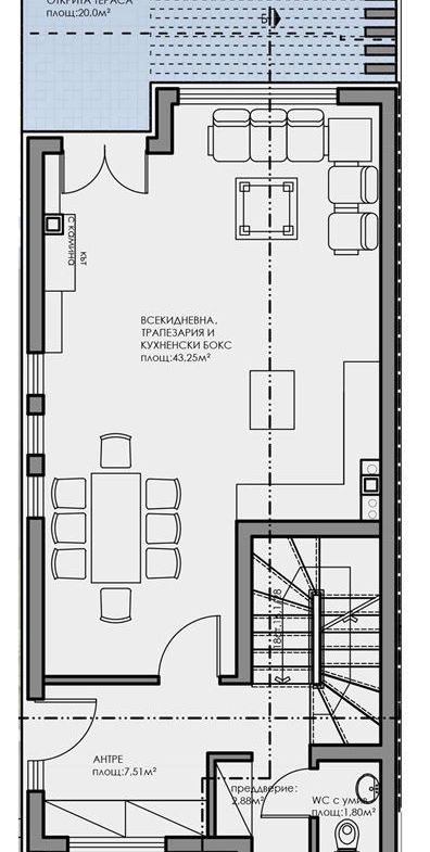 КЪЩА 340 кв.м с двор 258 кв.м в Горна баня - 0