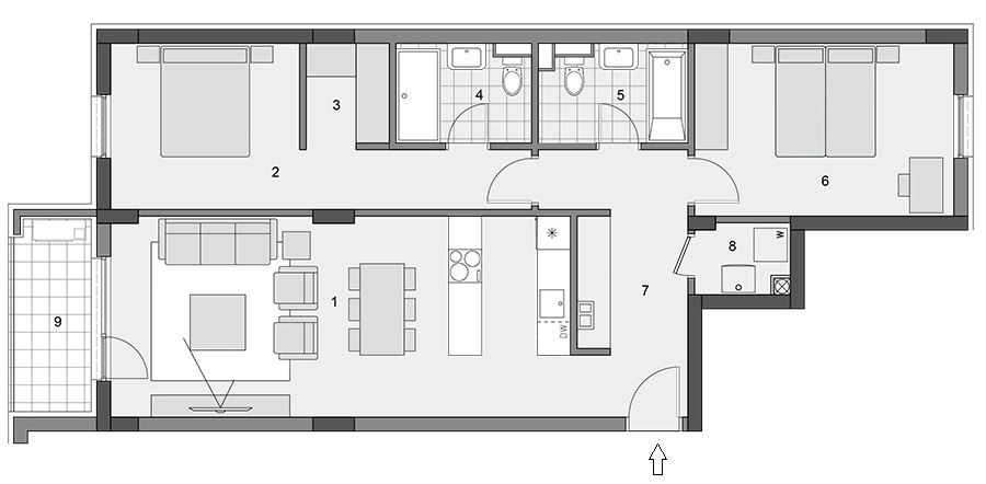 3-СТАЕН АПАРТАМЕНТ 134 М² В ПОЛИТЕ НА ВИТОША - 0