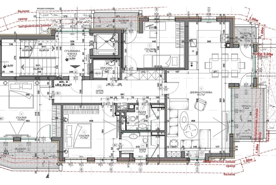 4-СТАЕН АПАРТАМЕНТ 215 М² ДО РЕЗИДЕНЦИЯ БОЯНА - 0