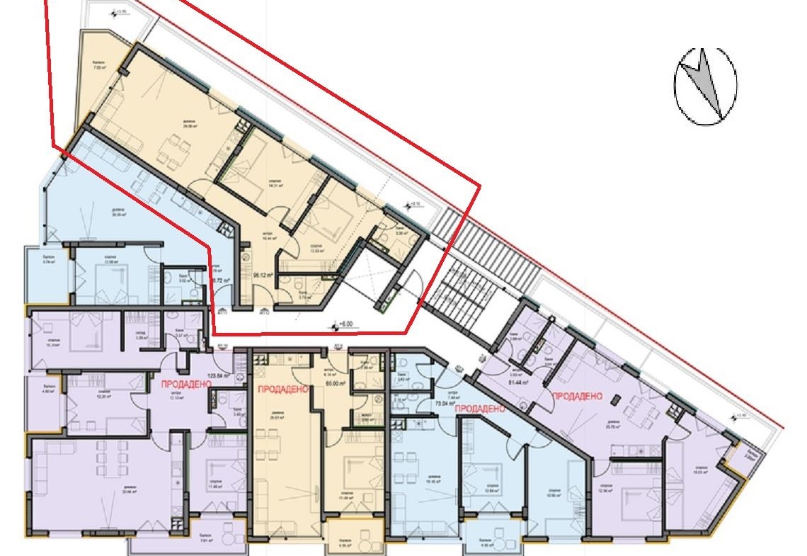 3-СТАЕН АПАРТАМЕНТ 115 М² В Ж.К. ОВЧА КУПЕЛ - 0