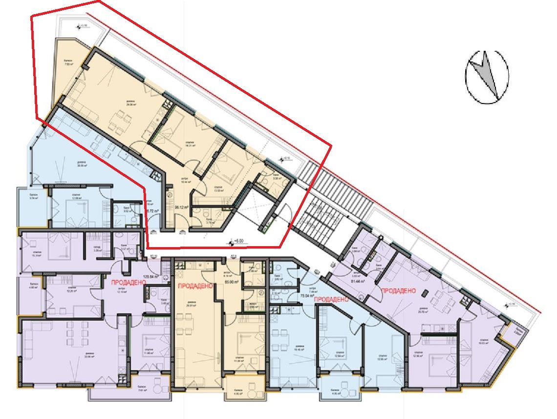 3-СТАЕН АПАРТАМЕНТ 115 М² В Ж.К. ОВЧА КУПЕЛ - 0