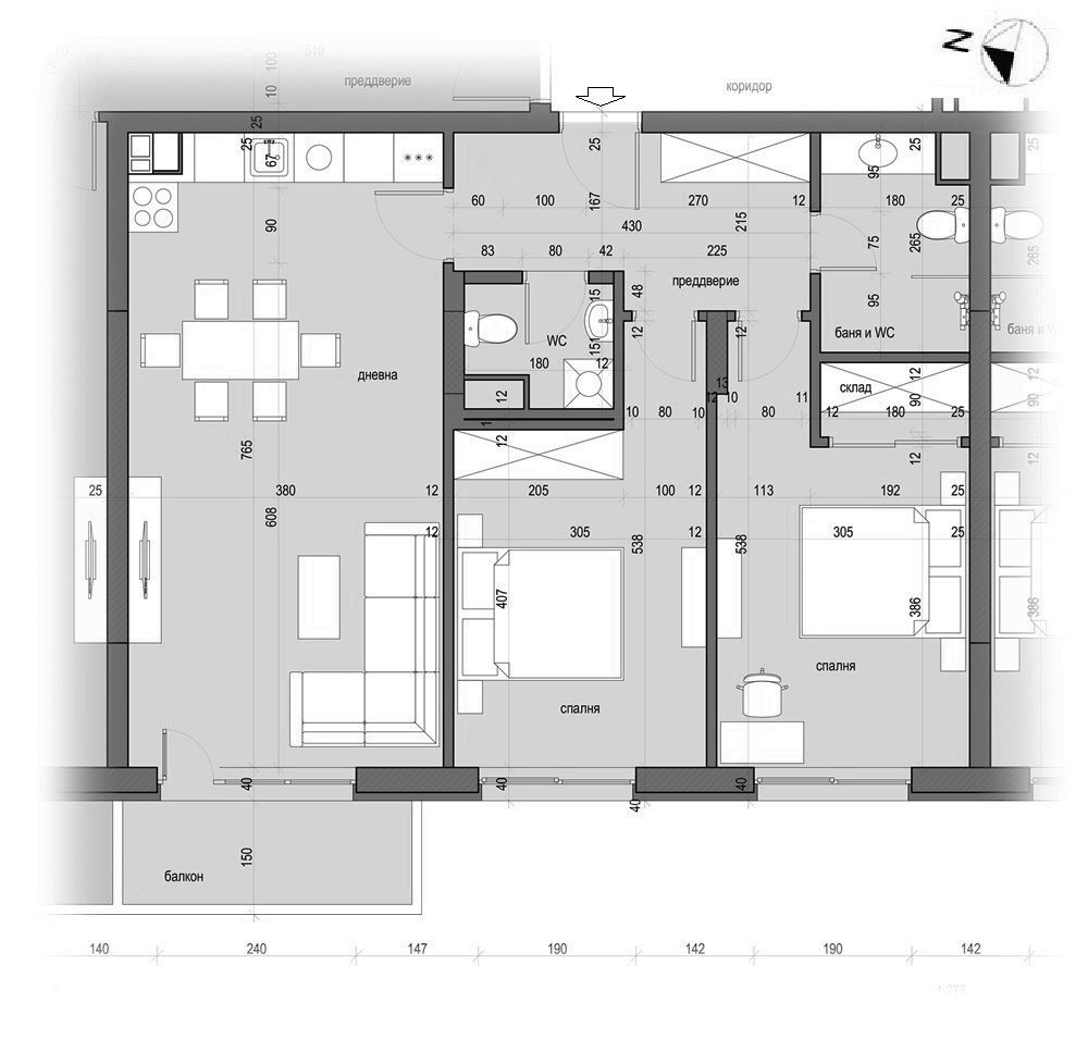 2-СТАЕН АПАРТАМЕНТ 81 М² ДО МЕТРОСТАНЦИЯ ОВЧА КУПЕЛ - 0