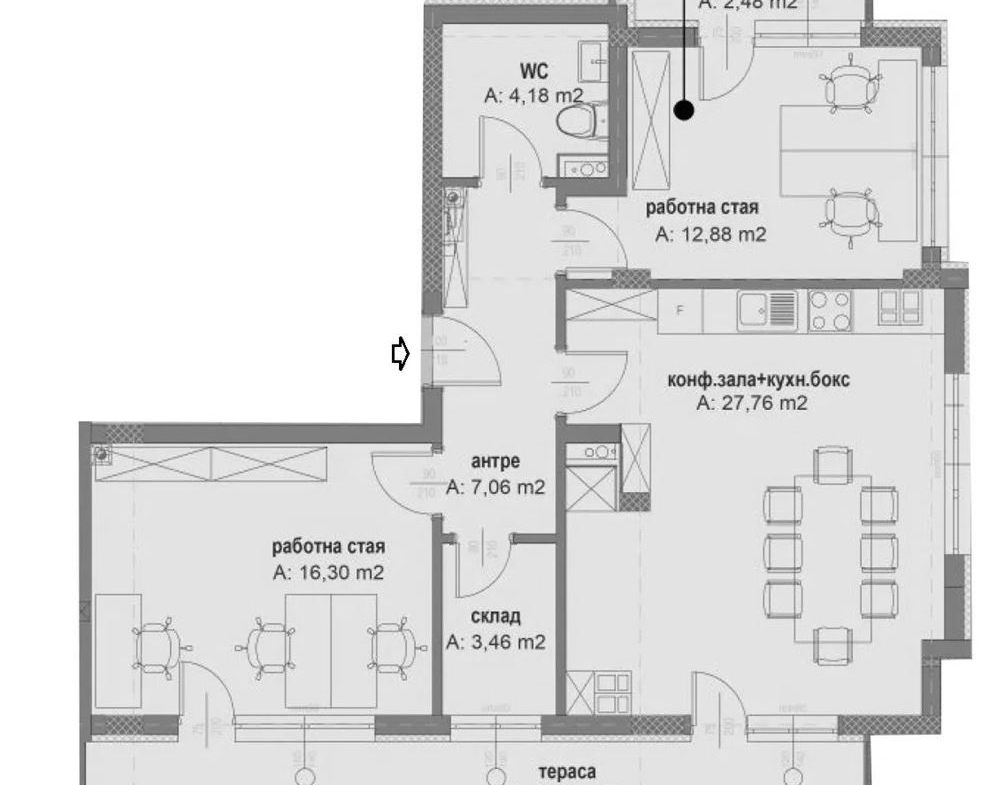 3-СТАЕН АПАРТАМЕНТ 124 М² ДО МЕТРОСТАНЦИЯ МИЗИЯ - 0