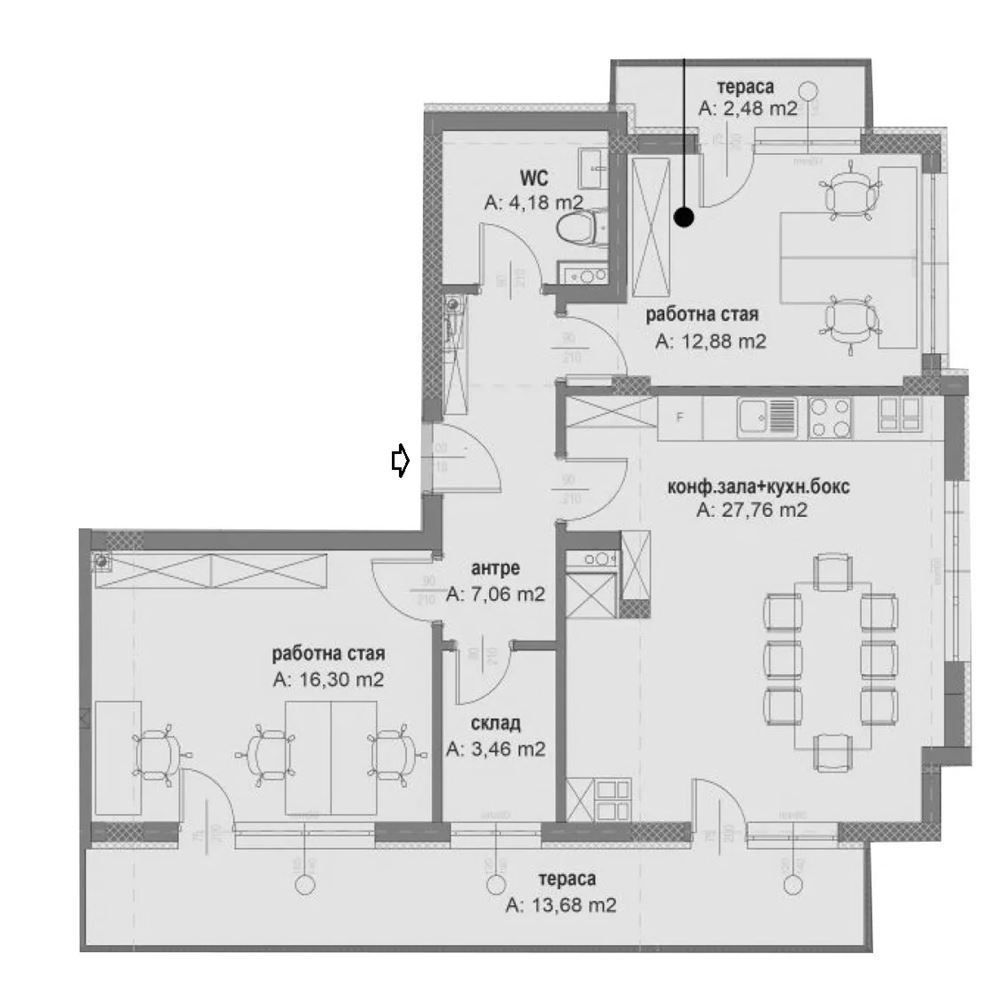 3-СТАЕН АПАРТАМЕНТ 124 М² ДО МЕТРОСТАНЦИЯ МИЗИЯ - 0