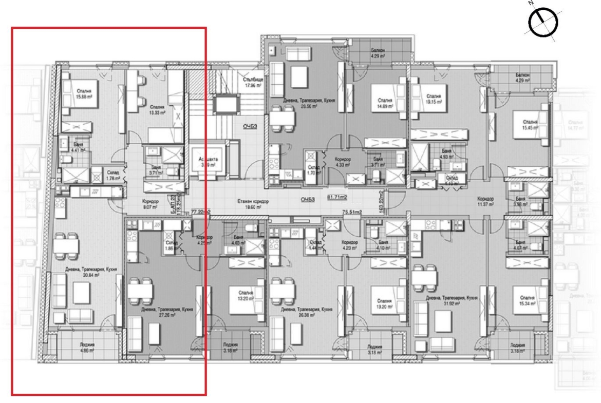 3-СТАЕН АПАРТАМЕНТ 119 М² ДО МЕТРОСТАНЦИЯ ВИТОША - 0