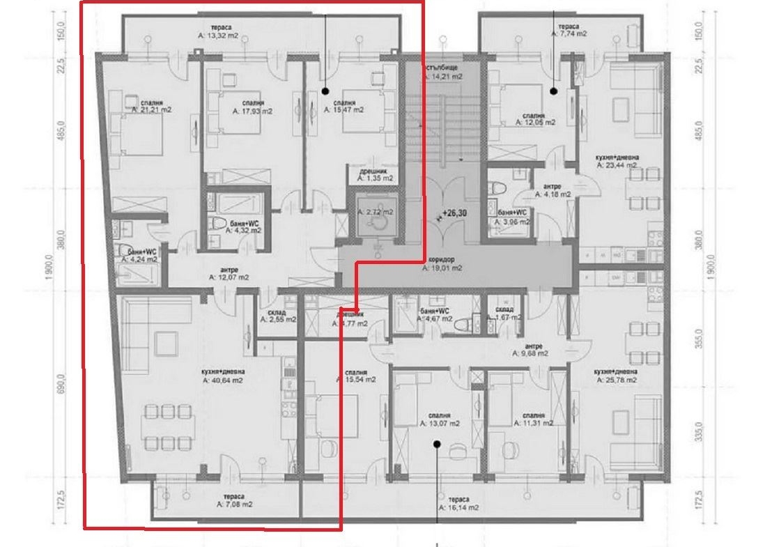 4-СТАЕН АПАРТАМЕНТ 188 М² ДО МЕТРОСТАНЦИЯ МИЗИЯ - 0