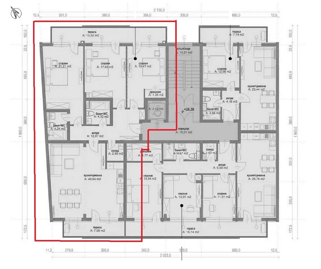 4-СТАЕН АПАРТАМЕНТ 188 М² ДО МЕТРОСТАНЦИЯ МИЗИЯ - 0