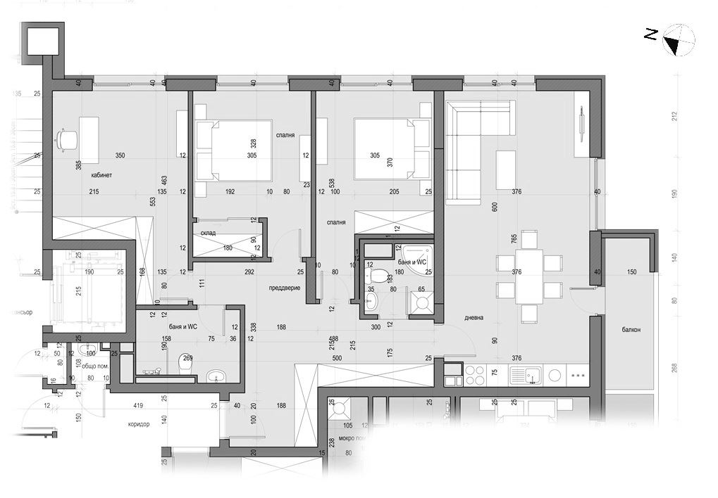 4-СТАЕН АПАРТАМЕНТ 145 М² МЕЖДУ ДВЕ МЕТРОСТАНЦИИ - 0