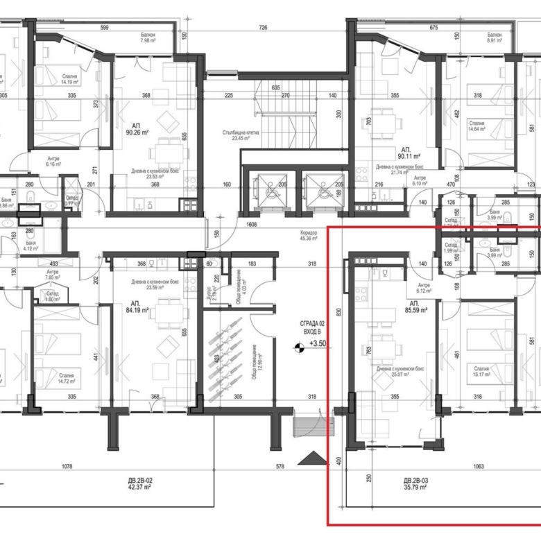 3-СТАЕН АПАРТАМЕНТ 104 М² СЪС СОБСТВЕН ДВОР - 0