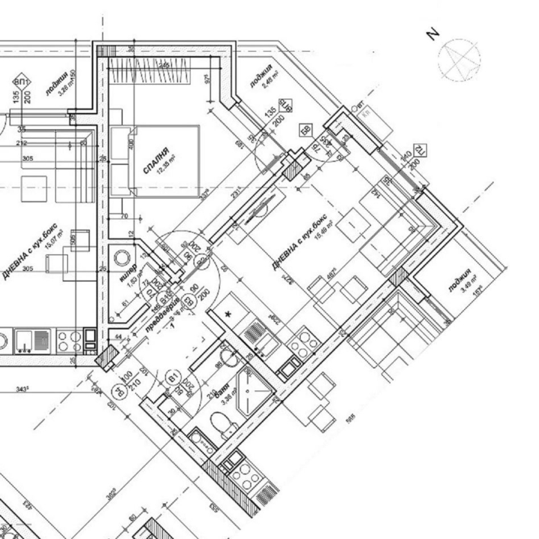 2-СТАЕН АПАРТАМЕНТ 64 М² ДО МЕТРОСТАНЦИЯ ОВЧА КУПЕЛ - 0
