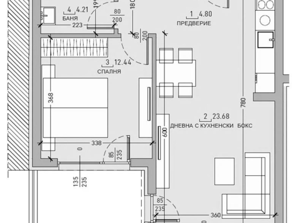 2-СТАЕН АПАРТАМЕНТ 67 М² В МАЛИНОВА ДОЛИНА - 0