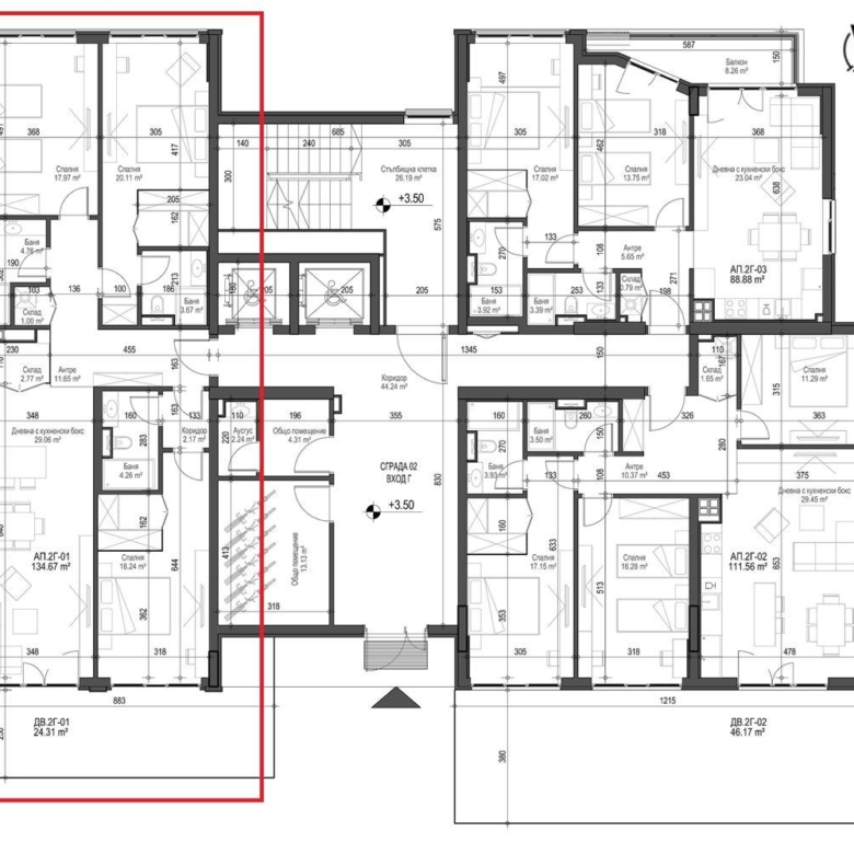 4-СТАЕН АПАРТАМЕНТ 163 М² СЪС СОБСТВЕН ДВОР - 0
