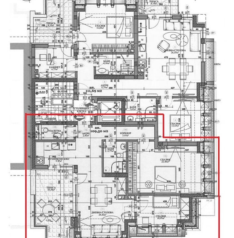 3-СТАЕН АПАРТАМЕНТ 125 М² ДО МЕТРОСТАНЦИЯ ХАДЖИ ДИМИТЪР - 0