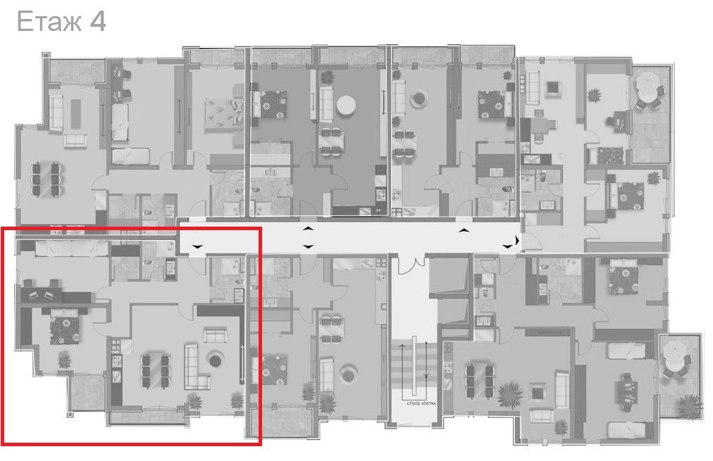 3-СТАЕН АПАРТАМЕНТ 140 М² ДО НБУ - 0