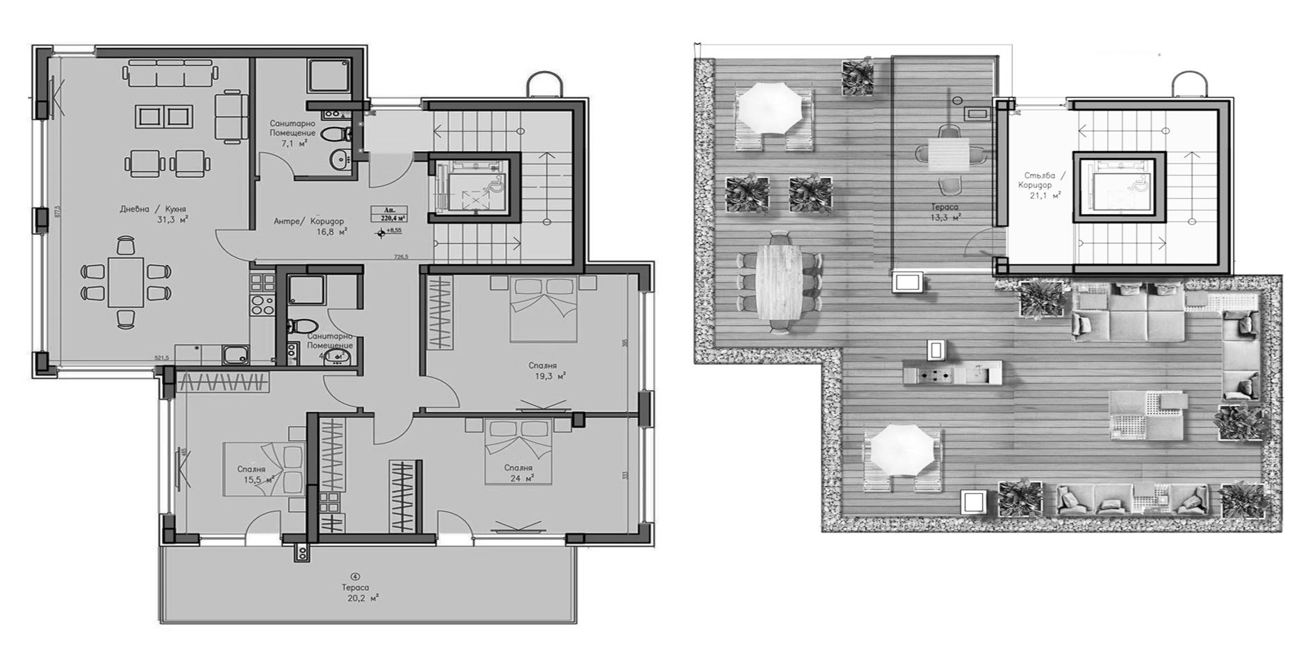 4-СТАЕН АПАРТАМЕНТ 274 М² В ПОЛИТЕ НА ВИТОША - 0