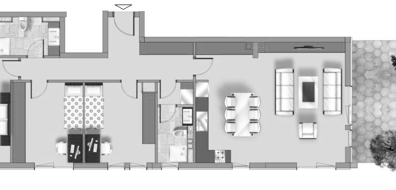 4-СТАЕН АПАРТАМЕНТ 150 М² СЪС СОБСТВЕН ДВОР ДО НБУ - 0