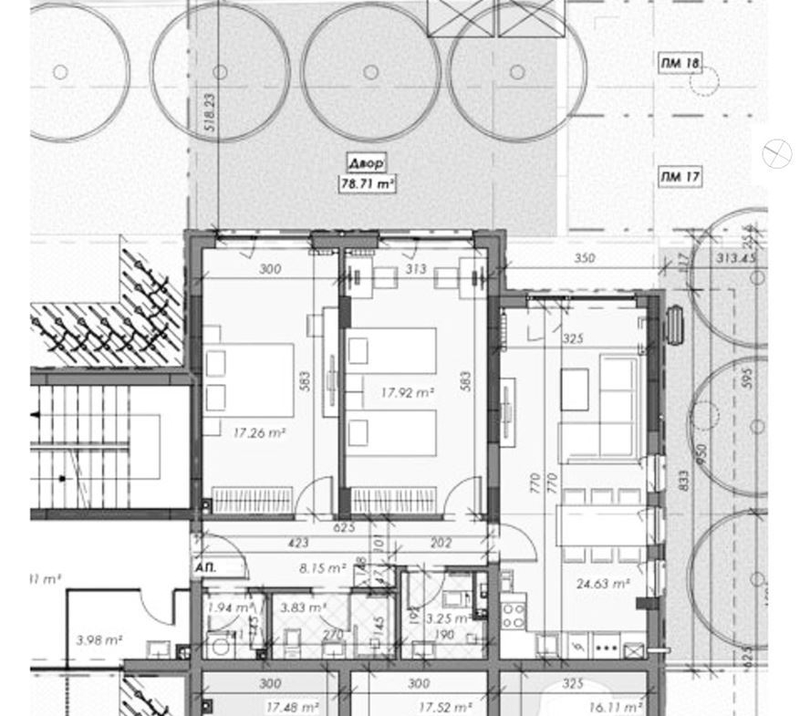 3-СТАЕН АПАРТАМЕНТ 107 М² СЪС СОБСТВЕН ДВОР В КВ.ОВЧА КУПЕЛ - 0