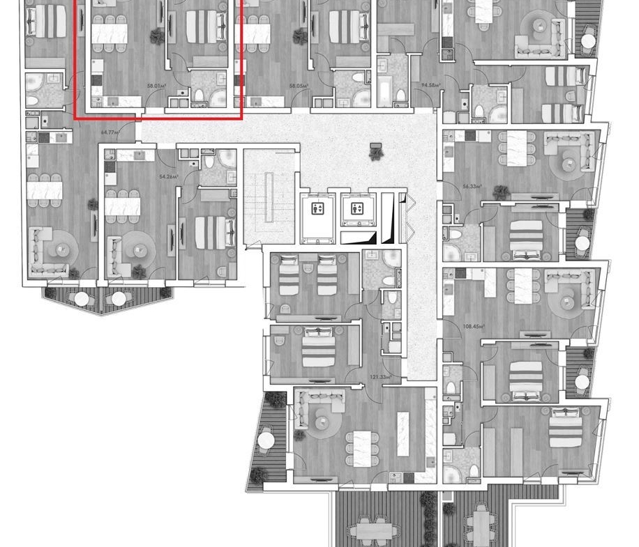 2-СТАЕН АПАРТАМЕНТ 69 М² ДО МЕТРОСТАНЦИЯ ВИТОША - 0