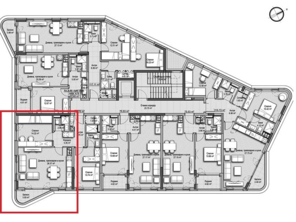 3-СТАЕН АПАРТАМЕНТ 113 М² ДО ЗООПАРКА - 0