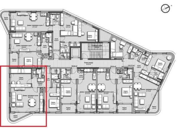 3-СТАЕН АПАРТАМЕНТ 113 М² ДО ЗООПАРКА - 0