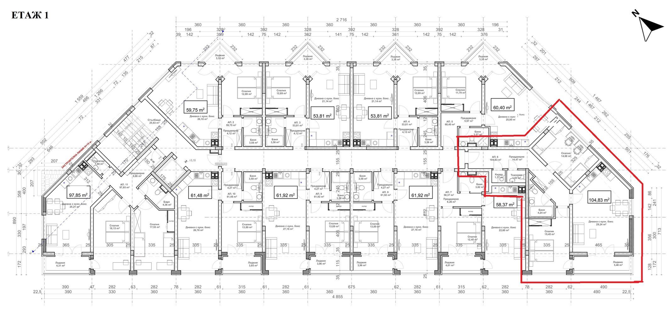 3-СТАЕН АПАРТАМЕНТ 118 М² ДО МЕТРОСТАНЦИЯ ОВЧА КУПЕЛ - 0
