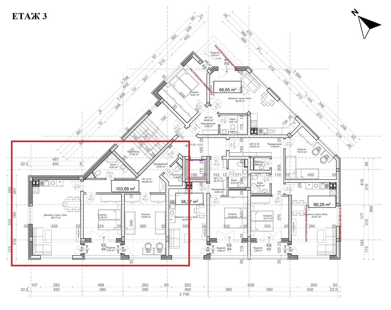 3-СТАЕН АПАРТАМЕНТ 119 М² ДО МЕТРОСТАНЦИЯ ОВЧА КУПЕЛ - 0