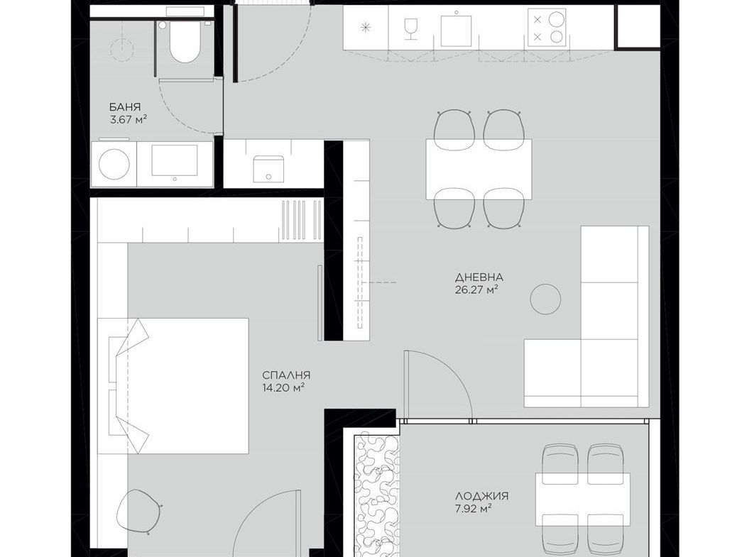 2-СТАЕН АПАРТАМЕНТ 74 М² ДО МЕТРОСТАНЦИЯ МИЗИЯ - 0