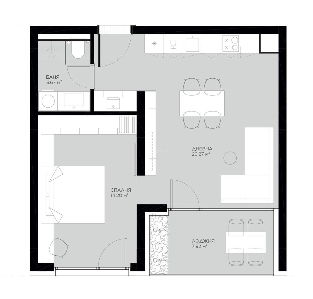 2-СТАЕН АПАРТАМЕНТ 74 М² ДО МЕТРОСТАНЦИЯ МИЗИЯ - 0