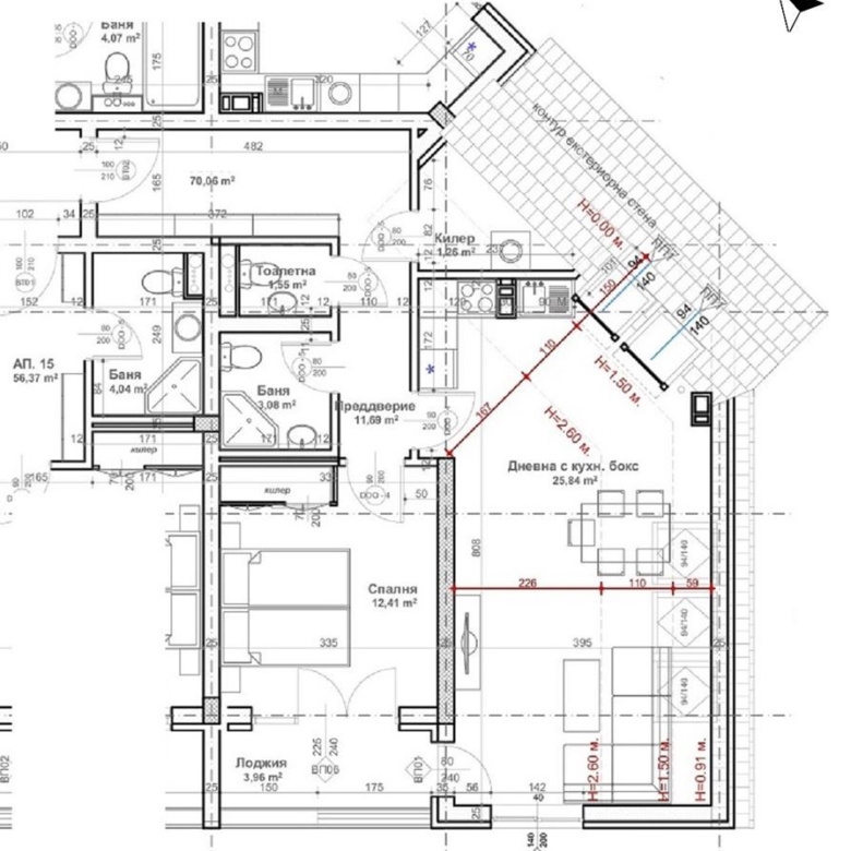 2-СТАЕН АПАРТАМЕНТ 80 М² ДО МЕТРОСТАНЦИЯ ОВЧА КУПЕЛ - 0