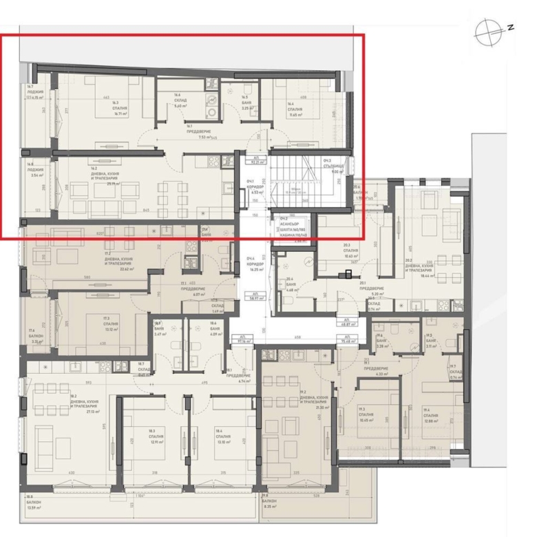 3-СТАЕН АПАРТАМЕНТ 105 М² НА 500 М ОТ МЕТРОСТАНЦИЯ КОНСТАНТИН ВЕЛИЧКОВ - 0