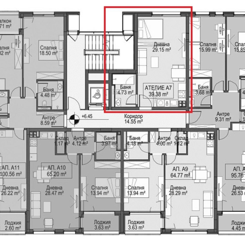 1-СТАЕН АПАРТАМЕНТ 47 М² ДО МЕТРОСТАНЦИЯ ОПЪЛЧЕНСКА - 0