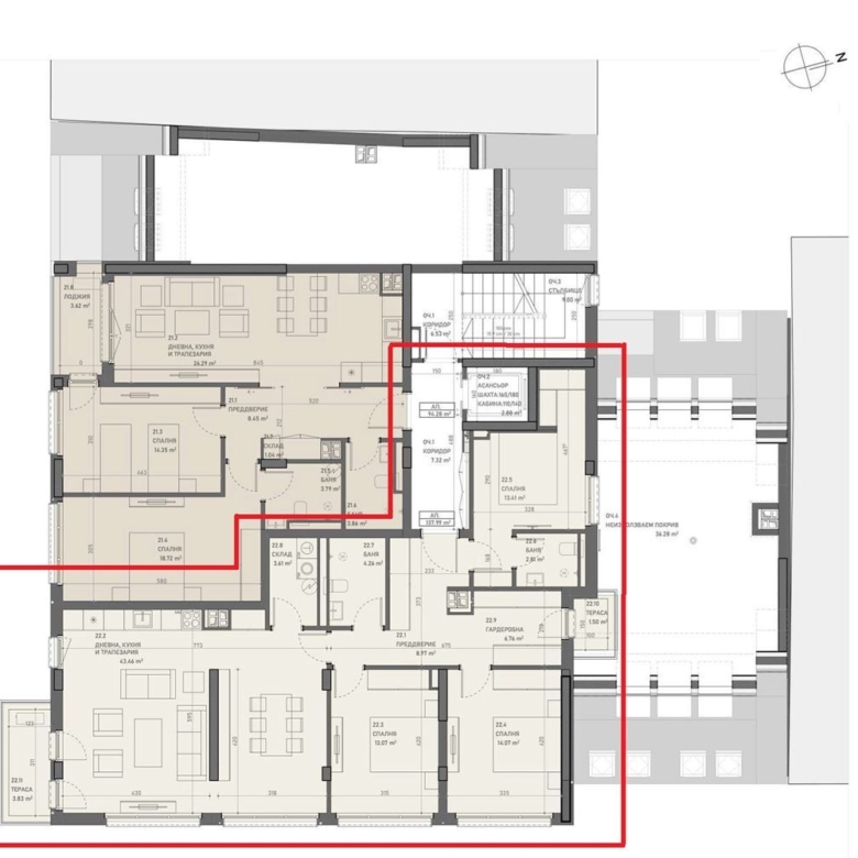 4-СТАЕН АПАРТАМЕНТ 158 М² НА 500 М ОТ МЕТРОСТАНЦИЯ КОНСТАНТИН ВЕЛИЧКОВ - 0