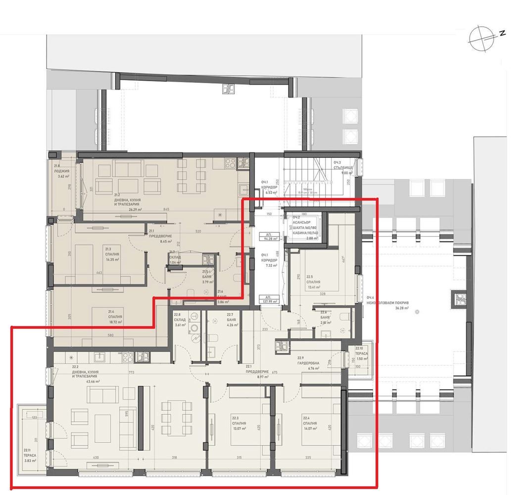 4-СТАЕН АПАРТАМЕНТ 158 М² НА 500 М ОТ МЕТРОСТАНЦИЯ КОНСТАНТИН ВЕЛИЧКОВ - 0