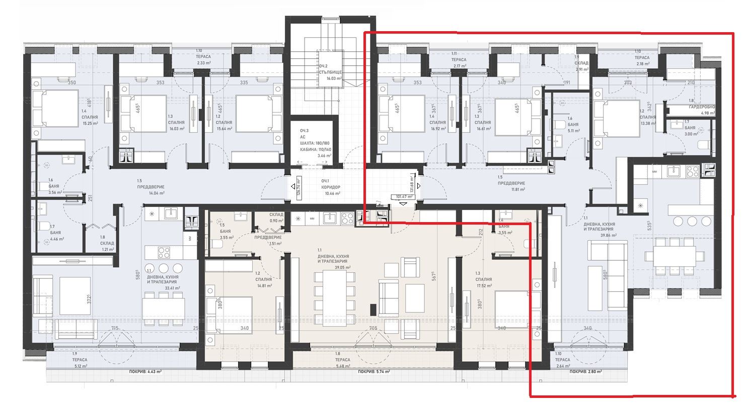4-СТАЕН АПАРТАМЕНТ 152 М² ДО МЕТРОСТАНЦИЯ ОПЪЛЧЕНСКА - 0