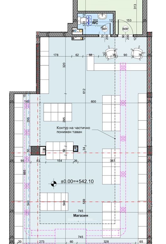 ПОМЕЩЕНИЕ 110 М² С ГОЛЯМА ВИТРИНА НА УЛИЦА - 0