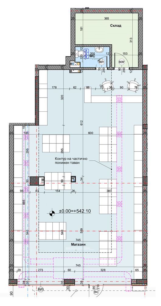 ПОМЕЩЕНИЕ 110 М² С ГОЛЯМА ВИТРИНА НА УЛИЦА - 0