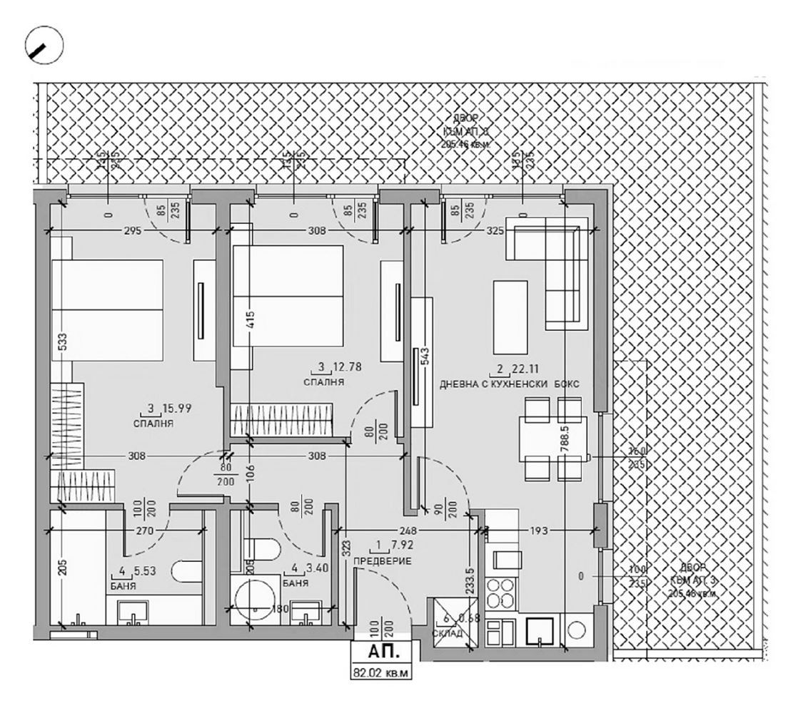 3-СТАЕН АПАРТАМЕНТ 97 М² В МАЛИНОВА ДОЛИНА - 0