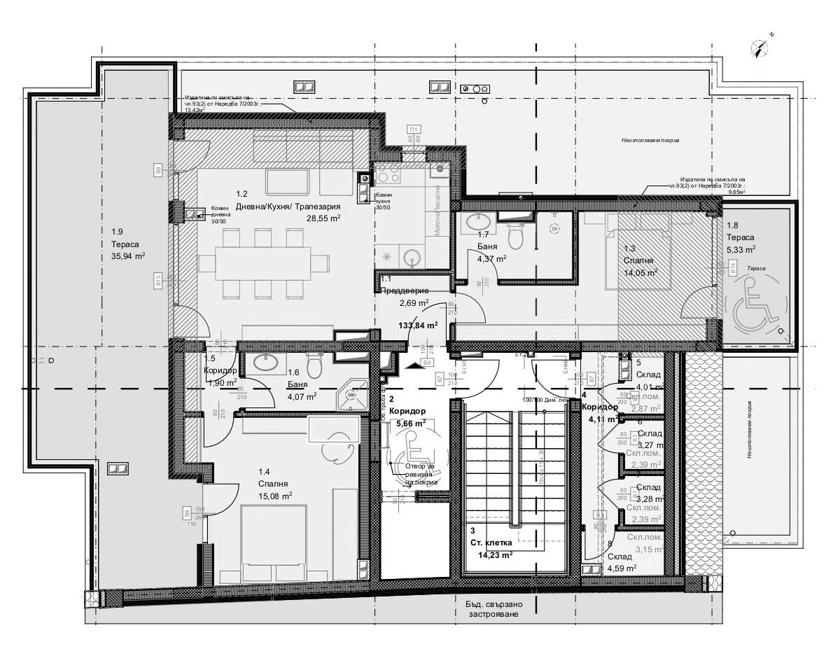 3-СТАЕН АПАРТАМЕНТ 160 М² В КВ.ОВЧА КУПЕЛ - 0