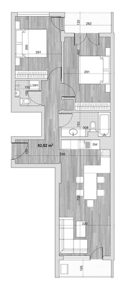 3-СТАЕН АПАРТАМЕНТ 98 М² В КВ. КРЪСТОВА ВАДА - 0