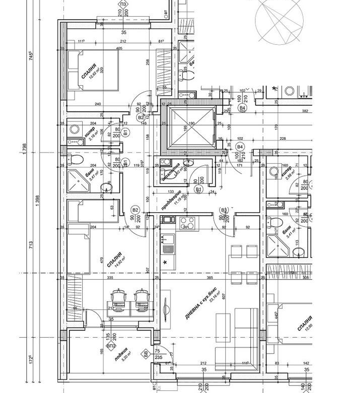 3-СТАЕН АПАРТАМЕНТ 124 М² ДО МЕТРОСТАНЦИЯ ОВЧА КУПЕЛ - 0