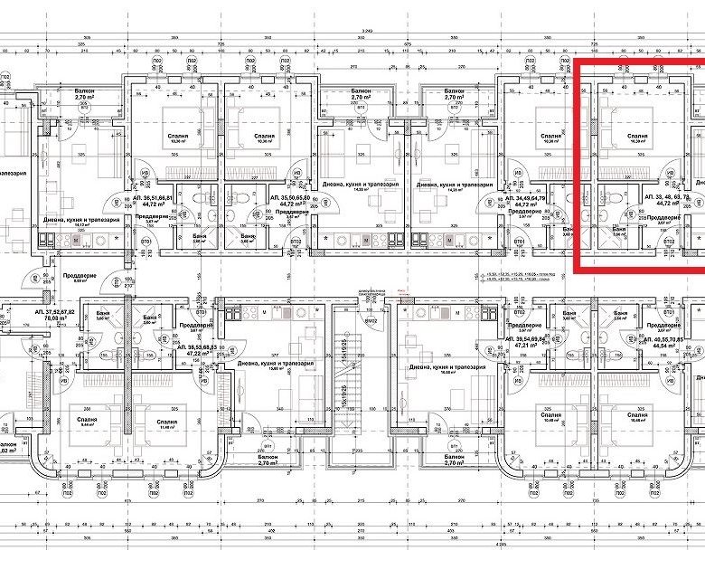 2-СТАЕН АПАРТАМЕНТ 59 М² НЕДАЛЕКО ОТ МЕТРОСТАНЦИЯ КОНСТАНТИН ВЕЛИЧКОВ - 0