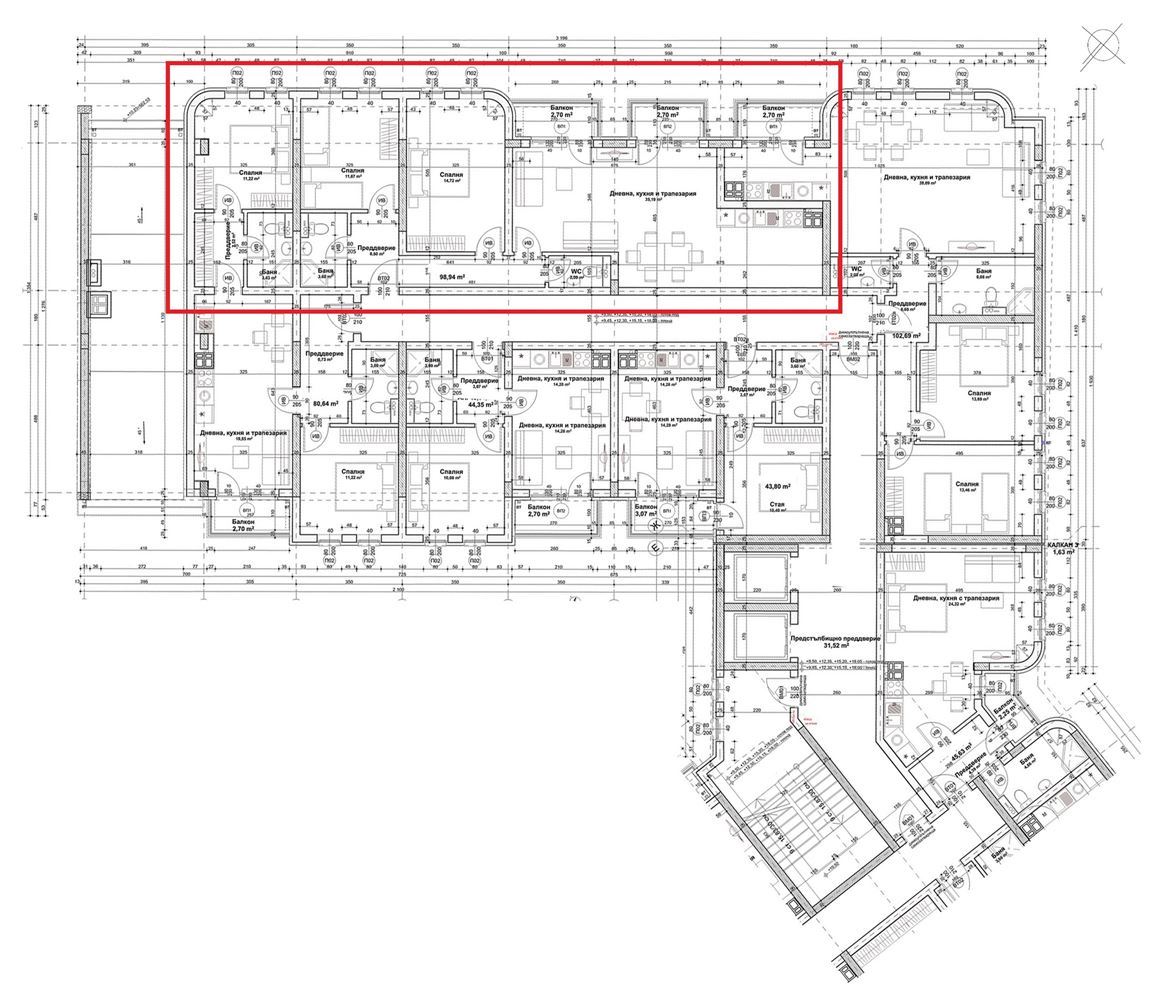 3-СТАЕН АПАРТАМЕНТ СЪС ЗП 100 М² НЕДАЛЕКО ОТ МЕТРОСТАНЦИЯ КОНСТАНТИН ВЕЛИЧКОВ - 0