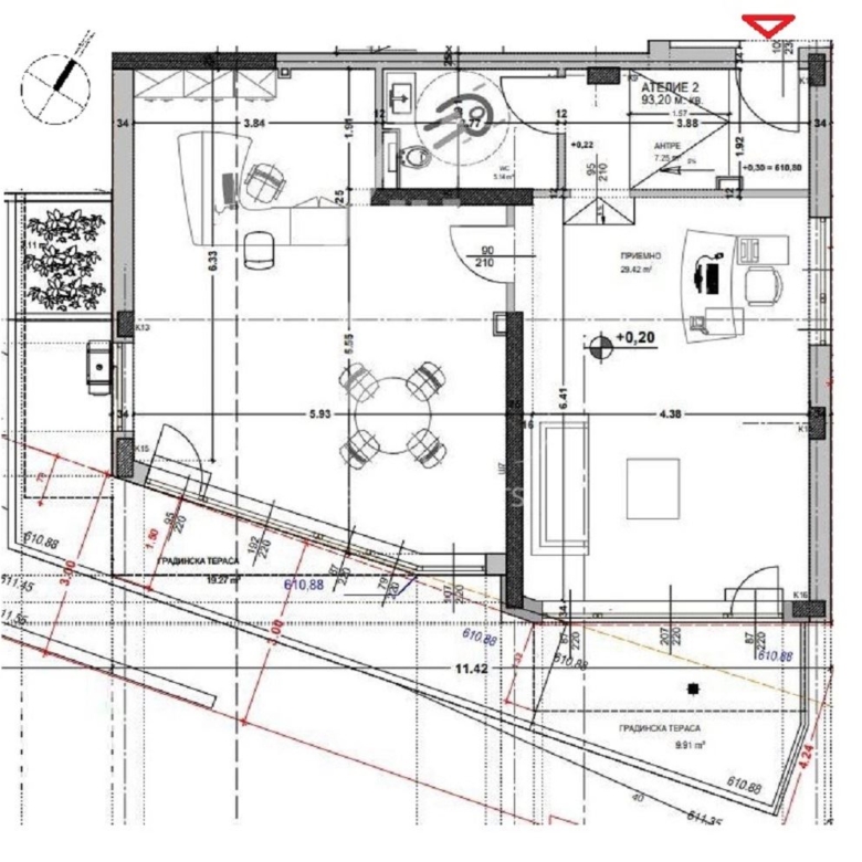 2-СТАЕН АПАРТАМЕНТ 138 М² В КВ. ПАВЛОВО - 0