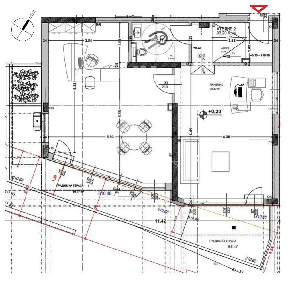 2-СТАЕН АПАРТАМЕНТ 138 М² В КВ. ПАВЛОВО - 0