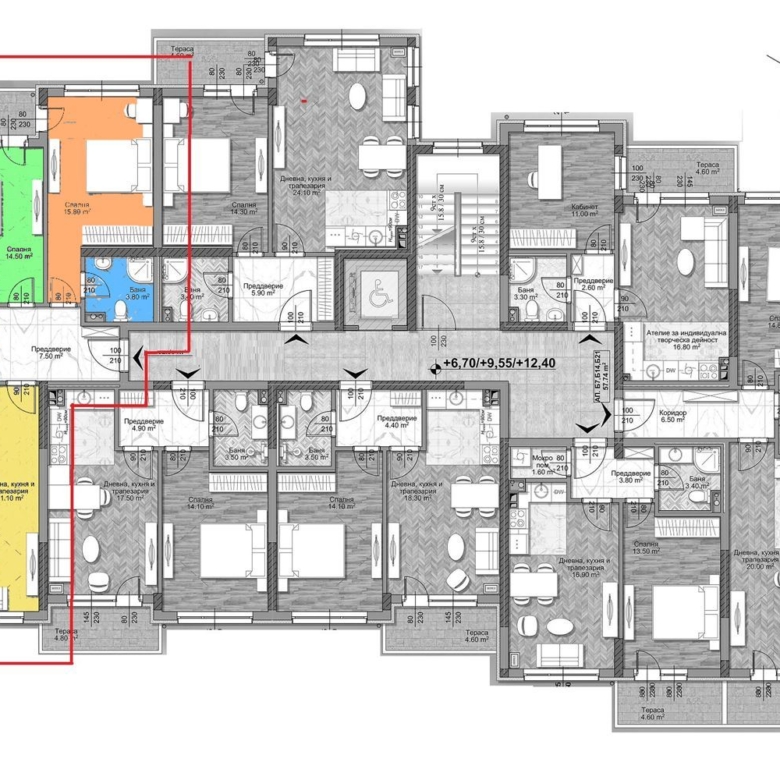 3-СТАЕН АПАРТАМЕНТ 101 М² ДО МЕТРОСТАНЦИЯ МИЗИЯ - 0