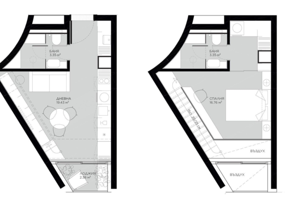 2-СТАЕН АПАРТАМЕНТ 65 М² ДО МЕТРОСТАНЦИЯ МИЗИЯ - 0