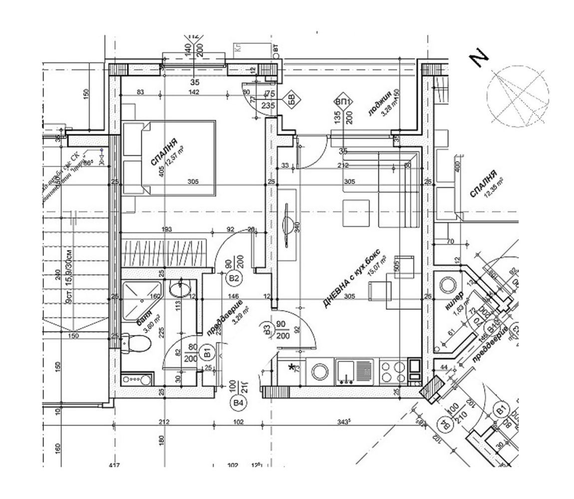 2-СТАЕН АПАРТАМЕНТ 63 М² ДО МЕТРОСТАНЦИЯ ОВЧА КУПЕЛ - 0