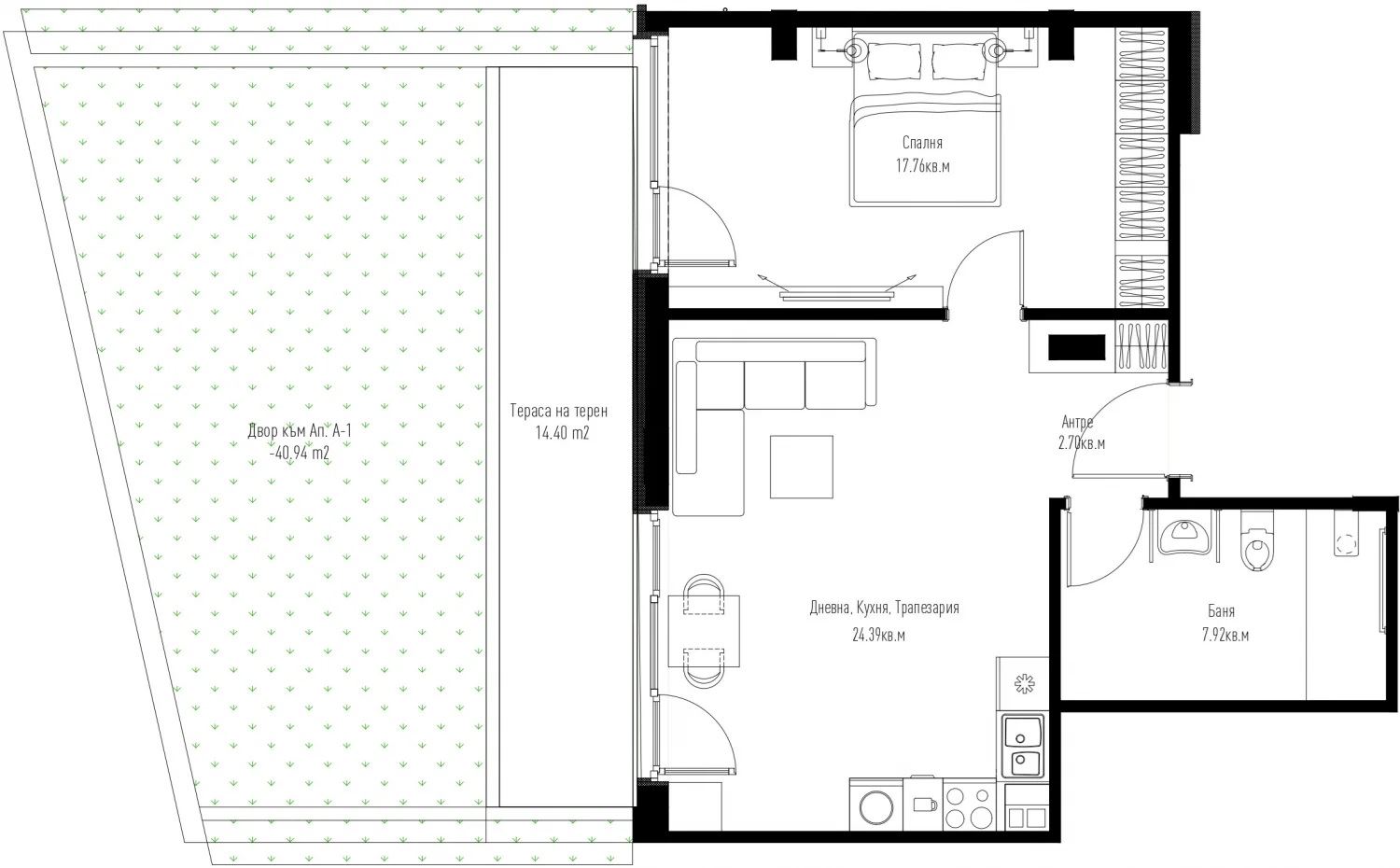 2-СТАЕН АПАРТАМЕНТ 70 М² В МАНАСТИРСКИ ЛИВАДИ ИЗТОК - 0