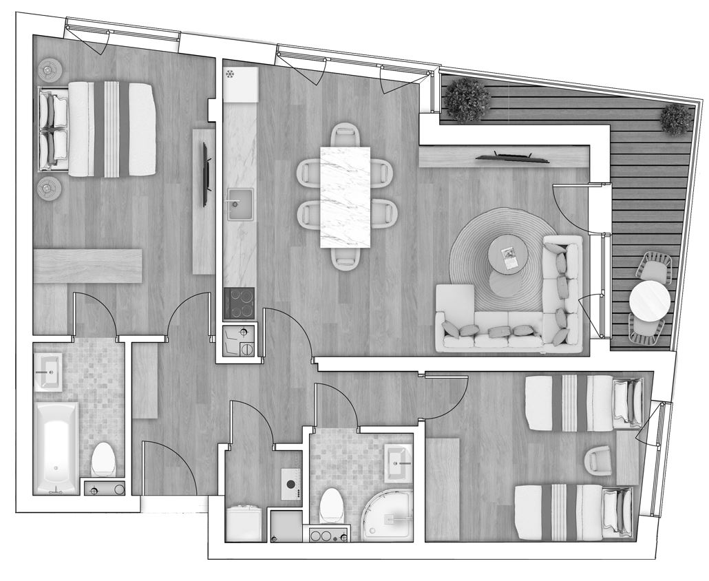 3-СТАЕН АПАРТАМЕНТ 113 М² ДО МЕТРОСТАНЦИЯ ВИТОША - 0