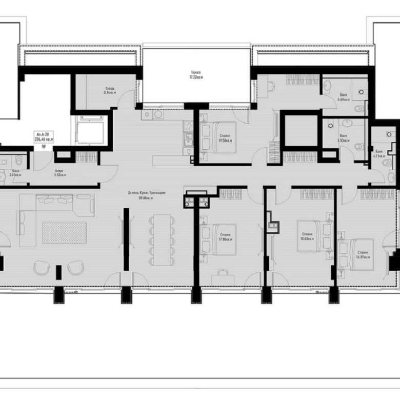 5-СТАЕН АПАРТАМЕНТ 268 М² В МАНАСТИРСКИ ЛИВАДИ ИЗТОК - 0